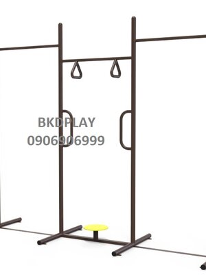 บริหารแขน-หัวไหล่-เอว (แบบบาร์โหน-บิดตัว)เครื่องออกกำลังกาย, กลางแจ้ง, ลานกีฬา, อเนกประสงค์, สนามกีฬา