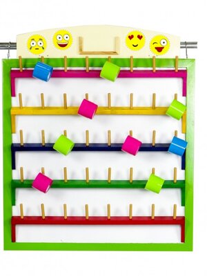 ชุดวางแก้วน้ำแบบแขวนผนัง 40ใบ ชั้นวางแก้วน้ำ ชั้นแขวนแก้ว, เฟอร์นิเจอร์เด็ก,ชั้นวางแก้ว ขนาด : 4x86x86 ซม.