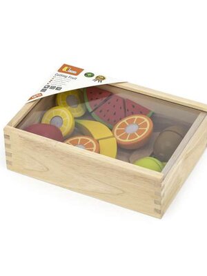 ชุดฝึกหั่นผลไม้หลากสี สื่อการสอนอนุบาล,ปฐมวัย,ของเล่นเสริมพัฒนาการ, ของเล่นเสริมทักษะ