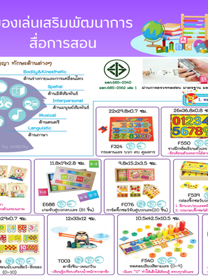 cattalog แคตตาล็อก ของเล่นเสริมทักษะ สื่อการสอน งานนำเข้า ของเล่นเสริมพัฒนาการ