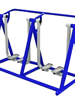 เครื่องออกกำลังกายกลางแจ้ง ชุดบริหารเดินอากาศไร้การกระแทกคู่ ทรงตัว A แบบแกว่ง เครื่องออกกําลังกายกลางแจ้งเทศบาล, เครื่องออกกําลังกายสาธารณะ ,ราคาโรงงาน