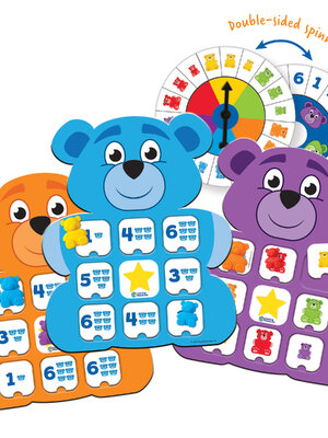 เกมการ์ดบิงโกหมีแสนสนุก,ของเล่นเสริมพัฒนาการ, ของเล่นเด็กอนุบาล, สื่อการสอนเด็กอนุบาล