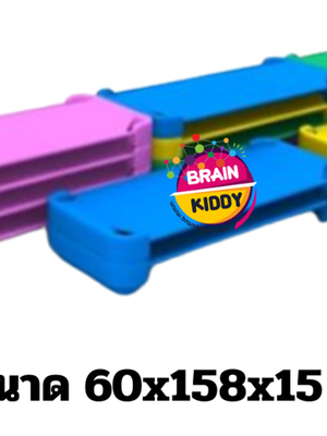 เตียงผ้าตาข่าย ขอบพลาสติก เตียงผ้าใบ เตียงเด็กเตรียมอนุบาล -อนุบาล3 สำหรับโรงเรียน ศูนย์พัฒนาเด็กเล็ก