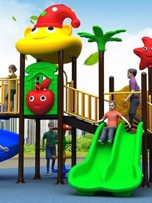 เครื่องเล่นสนามแสนสนุก สไลเดอร์ ปราสาทของเล่น ปีนป่ายกระดานลื่น พร้อมส่ง ส่งฟรี