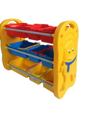 ชั้นวางของเพนกวิน 9 ถาด,ชั้นวางพลาสติก,เฟอร์นิเจอร์เด็ก,ชั้นวาง,ขนาด 42*95*78ซม.