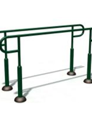 เครื่องออกกำลังกายกลางแจ้ง, ชุดบริหารแขน,บาร์ยกตัวคู่,ลานกีฬาอเนกประสงค์, สนามกีฬา,งานนำเข้าสำเร็จรูป ,พร้อมส่ง ,เป็นสีตามแบบเท่านั้น ,ขนาด 55x240x130 ซม.