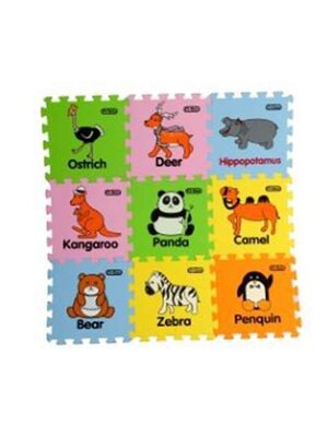 ชุดอีวีเอปูพื้นเสริมพัฒนาการลายสัตว์น่ารัก 10 แผ่น,ของเล่นเสริมพัฒนาการ ,ของเล่นเสริมทักษะ,ของเล่นเด็ก, สื่อการสอนอนุบาล