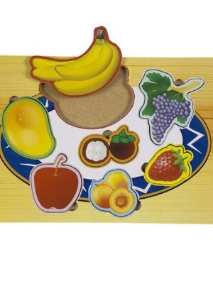 ชุดภาพตัดต่อผลไม้ 7 ชิ้น สื่อการสอนอนุบาล,ปฐมวัย,ของเล่นเสริมพัฒนาการ, ของเล่นเสริมทักษะ