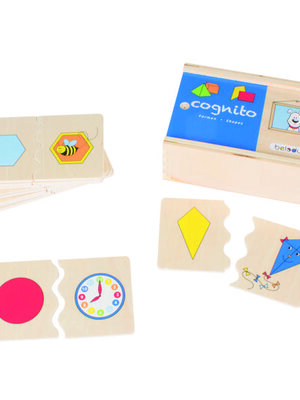 ชุดจับคู่รูปทรง 2 มิติ กับสิ่งต่างๆรอบตัว สื่อการสอนอนุบาล,ปฐมวัย,ของเล่นเสริมพัฒนาการ, ของเล่นเสริมทักษะ