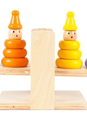 ชิงช้าตาชั่ง , ของเล่นไม้, ของเล่นเสริมพัฒนาการ, ของเล่นเด็กอนุบาล, สื่อการสอนเด็กอนุบาล