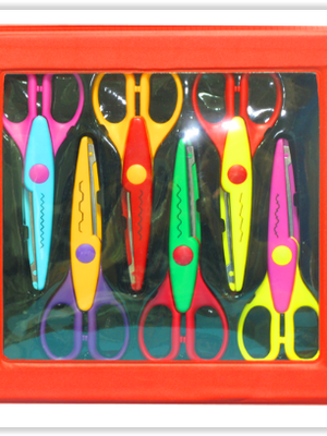 1549 กรรไกรซิกแซก 6 แบบ ของเล่นเสริมพัฒนาการ ,ของเล่นเสริมทักษะ,ของเล่นเด็ก, สื่อการสอนอนุบาล