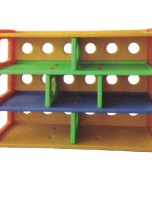 ชั้นวางของเด็ก,เฟอร์นิเจอร์เด็ก,ชั้นวางหนังสือเด็ก ชั้นวางหนังสือแบบ B ชั้นวางของพลาสติก ขนาด : 33x109x81 ซม.