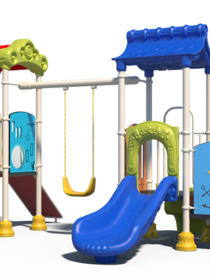 เครื่องเล่นสนาม, กระดานลื่น, ชุดบ้านสไลเดอร์ 2 หลัง, กระดานลื่น, ของเล่น,ครุภัณฑ์สนามเด็กเล่น, สพฐ,โครงการโรงเรียนประชารัฐ playground,สไลเดอร์,ของเล่นเสริมพัฒนาการ,เครื่องเล่นสนาม, สนามเด็กเล่น