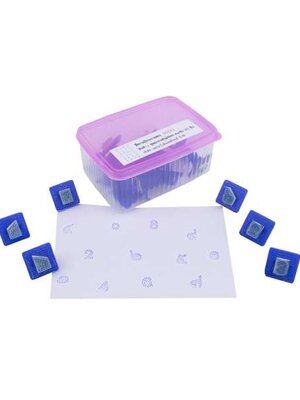 ชุดตรายางตัวเลขไทย-อารบิก 1 บรรทัด 20 ชิ้น, ตรายาง ,ตราปั๊ม ,สื่อการสอน, พร้อมส่ง