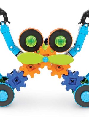 ชุดตัวต่อหุ่นยนต์เกียร์เคลื่อนที่ ชุดตัวต่อรถ, ชุดตัวต่อวิทยาศาสตร์, ตัวต่อฟันเฟืองหมุนได้, สื่อการสอนประถม, พร้อมส่ง