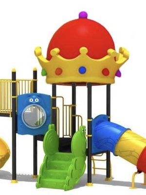 เครื่องเล่นสนามกลางแจ้ง ในร่ม, ชุด ปราสาทมงกุฎ ,ครุภัณฑ์สนามเด็กเล่น,งบ.สพฐ,โครงการโรงเรียนประชารัฐ, playground,สไลเดอร์,ของเล่นเสริมพัฒนาการ,เครื่องเล่นสนาม, สนามเด็กเล่น