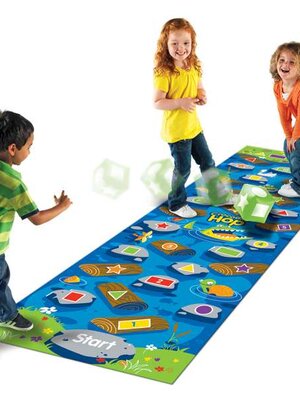 เกมกระโดดข้ามแม่น้ำแสนสนุก ,แผ่นปูเล่น ,ของเล่นเด็ก ,ของเล่นเสริมพัฒนาการ , สื่อการสอน ,แผนสร้างเส้นทาง