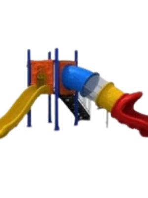 เครื่องเล่นสนามกลางแจ้ง, สไลเดอร์ท่อ สนามเด็กเล่น สไลเดอร์สระว่ายน้ำวางขอบสระ, เครื่องเล่นสนามปฐมวัย, playground, outdoorplayground ครุภัณฑ์สนามเด็กเล่น, สพฐ,โครงการโรงเรียนประชารัฐ,ศูนย์พัฒนาเด็กเล็กขนาด 480x420x280ซม.