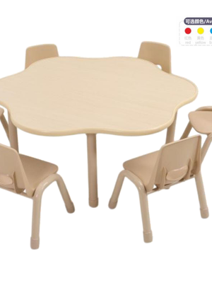 ชุดโต๊ะดอกไม้แสนสนุก พร้อมเก้าอี้ 6 ที่นั่ง โต๊ะเก้าอี้นักเรียน,โต๊ะเด็ก,เก้าอี้เด็ก เก้าอี้ขาเหล็ก,อนุบาล-ประถม,โต๊ะกิจกรรม,โต๊ะไม้ขาเหล็ก,โต๊ะเขียนหนังสือเด็ก สั่งนำเข้า ขนาด ย.100 x ส. 48-56 ซม.