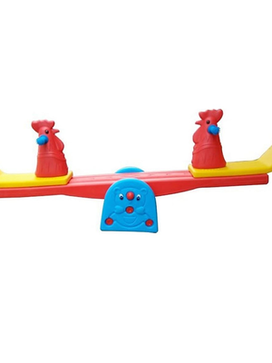 ไม้กระดกไก่คู่ ,คานกระดก, ของเล่นเด็ก ,ของเล่นสนาม,ขนาด 25x145x50ซม.