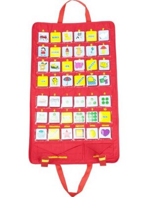 กระเป๋าผ้าเรียนรู้ภาษาอังกฤษรูปทรง 42 ชิ้น และตัวเลข, ของเล่นเสริมพัฒนาการ, ของเล่น , สื่อการสอน
