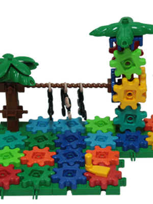 ฟันเฟืองมหาสนุก ชุดลิงน้อย,ของเล่นเสริมพัฒนาการ, ของเล่น,สื่อการสอนปฐมวัย