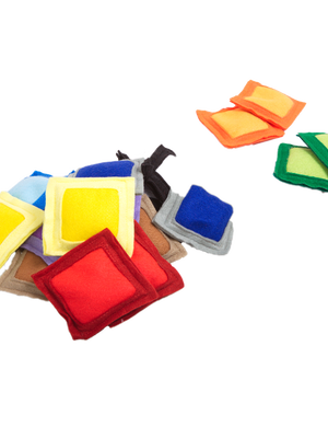 1385 ถุงถั่วจับคู่สี ของเล่นเสริมพัฒนาการ ,ของเล่นเสริมทักษะ,ของเล่นเด็ก, สื่อการสอนอนุบาล