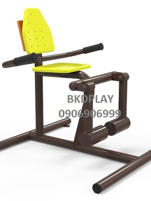 บริหารขา-ข้อเข่า (แบบขาแกว่งสลับยกน้ำหนัก) เครื่องออกกำลังกาย, กลางแจ้ง, ลานกีฬา, อเนกประสงค์, สนามกีฬา