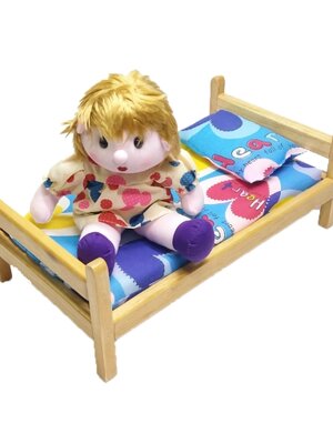 1511 เตียงตุ๊กตาพร้อมตุ๊กตา ของเล่นเสริมพัฒนาการ ,ของเล่นเสริมทักษะ,ของเล่นเด็ก, สื่อการสอนอนุบาล
