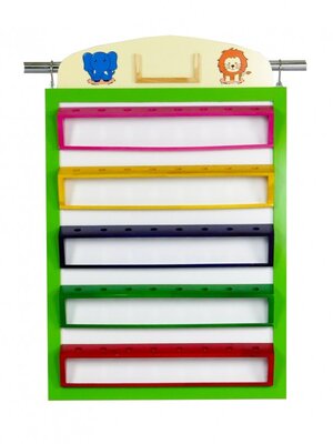 ชุดวางแปรงสีฟันแบบแขวนผนัง , เฟอร์นิเจอร์เด็ก,ชั้นวางของแขวนผนัง ขนาด: 5 x 65 x 86 ซม.