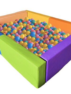 บ่อบอล คอกกั้นเด็ก ฝึกยืน นวมนิ่ม หนัง pvc, พร้อมส่ง