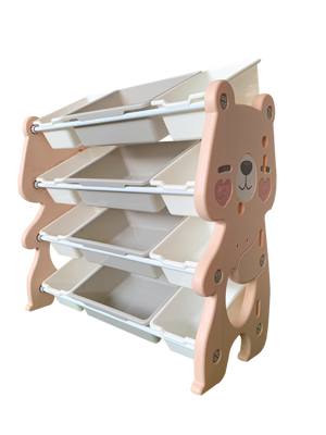 ชั้นวางหมี 12 ช่อง , ชั้นวางของ,เฟอร์นิเจอร์เด็ก พร้อมส่ง คิดค่าส่งตามจริง ขนาด 32x80x80 ซม.