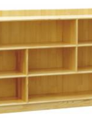 ชั้นไม้ช่องโล่ง 7 ช่อง , เฟอร์นิเจอร์เด็ก ,ชั้นวางของไม้,ตู้ไม้, ชั้นวางของเด็ก, โรงเรียนอนุบาล, เนอสเซอรี่, ห้องเด็กเล่น, kidszone สินค้าสั่งนำเข้า ขนาด 30x120x80 ซม.