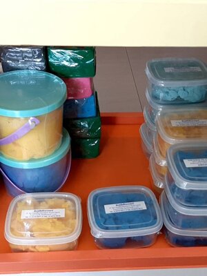 แป้งโดว์ แป้งอเนกประสงศ์ ของเล่นเสริมพัฒนาการ ,ของเล่นเสริมทักษะ,ของเล่นเด็ก, สื่อการสอนอนุบาล