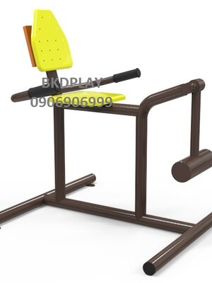 บริหารขา-ข้อเข่า (แบบถีบลูกน้ำหนัก) เครื่องออกกำลังกาย, กลางแจ้ง, ลานกีฬา, อเนกประสงค์, สนามกีฬา