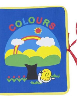 สมุดผ้าเรื่องสีกับความหมาย, ของเล่นเด็ก, ของเล่นเสริมพัฒนาการ, ของเล่นเด็กอนุบาล, สื่อการสอนเด็กอนุบาล ,สมุดผ้า