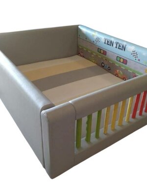 คอกกั้น ลายรถแข่งแสนสนุก, คอกกั้นเด็ก,เตียงเด็ก,เบาะหนังนุ่มนิ่ม softplay, indoor playground kidszone ,สวนสนุกในร่ม ,รับสั่งทำบ่อบอล เตียงเด็กตามขนาด ขนาด 3,5,6x6.5 ฟุต