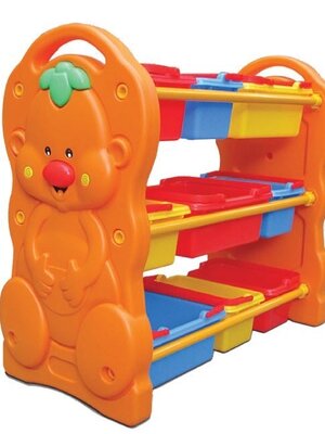 ชั้นวางของเด็ก,ชั้นเก็บตุ๊กตา 3 ชั้น 9 ช่อง,ชั้นวางอเนกประสงค์,ชั้นพลาสติก,เฟอร์นิเจอร์เด็ก,พร้อมส่ง, คิดค่าส่งตามจริง, ขนาด 40x86x74 ซม.