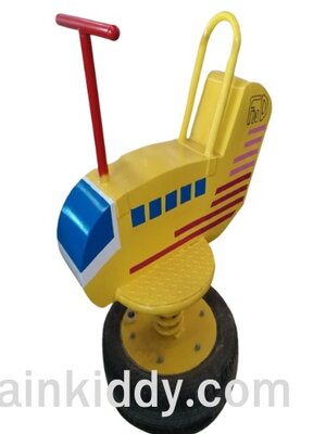 สปริงโยกเครื่องบิน, เครื่องเล่นสนามกลางแจ้ง , เครื่องเล่นสนามแบบเหล็ก,ชิงช้า,สไลเดอร์,โยกเยกเหล็ก, ม้าหมุน, OutdoorPlayground, ราคาโรงงาน ขนาด 45x70x70 ซม.