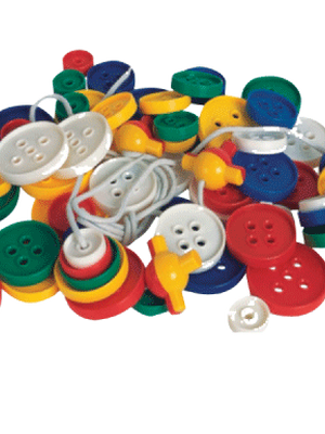 ชุดร้อยกระดุมใหญ่ ,ของเล่นเสริมพัฒนาการ, ของเล่น,สื่อการสอนปฐมวัย