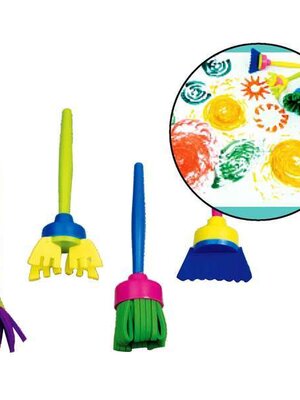 ชุดแปรงทาสีแฟนซี 4 ชิ้น ของเล่น, ของเล่นเสริมพัฒนาการ, ของเล่นเด็กอนุบาล ,ของเล่นเด็กอนุบาล พร้อมส่ง