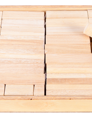 กระบะบล็อกไม่ทำสี 60 ชิ้น , ของเล่นไม้, ของเล่นเสริมพัฒนาการ, ของเล่น,สื่อการสอนปฐมวัย