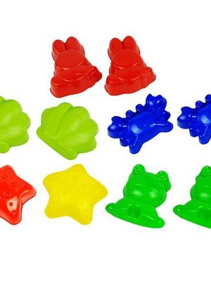 แบบแม่พิมพ์ทรายรูปสัตว์ 10 ชิ้น ของเล่น, ของเล่นเด็ก, ของเล่นเสริมพัฒนาการ,สื่อ , ของเล่นเด็กอนุบาล พร้อมส่ง