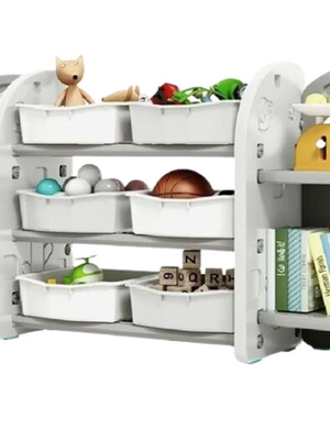 ชั้นวางของมินิมอล 3 บล็อก แบบ A, ชั้นวางของ,เฟอร์นิเจอร์เด็ก พร้อมส่ง คิดค่าส่งตามจริง ขนาด 36 x 153 x 76 ซม.