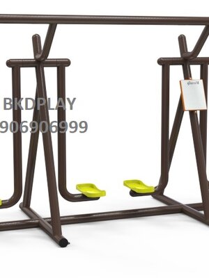 เครื่องบริหารขา-สะโพก (แบบเดินสลับเท้า 3 ชุด) เครื่องออกกำลังกาย, กลางแจ้ง, ลานกีฬา, อเนกประสงค์, สนามกีฬา