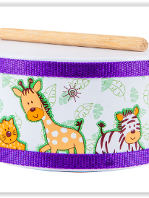 0924 กลอง 2 หน้า ขนาด 8" (กลองจีน) ของเล่นเสริมพัฒนาการ ,ของเล่นเสริมทักษะ,ของเล่นเด็ก, สื่อการสอนอนุบาล