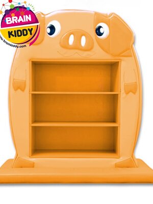 ชั้นวางหมูน้อย เฟอร์นิเจอร์เด็ก ,ชั้นวางของไม้,ตู้ไม้, ชั้นวางของเด็ก, โรงเรียนอนุบาล, เนอสเซอรี่, ห้องเด็กเล่น, kidszone พร้อมส่ง