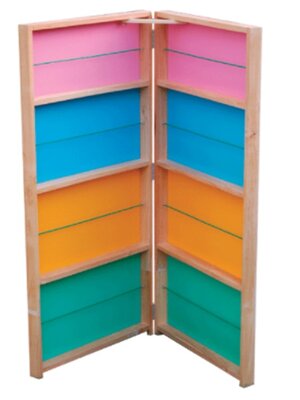 แผงหนังสือ (ใหญ่) , ชั้นวาง แผงหนังสือ ,แผงวางหนังสือ,แผงไม้ , เฟอร์นิเจอร์เด็ก พร้อมส่ง ขนาดแผงละ 4.5x60x122 cm