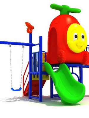 เครื่องเล่นสนาม ชุด มินิคอปเตอร์ผจญภัย สไลเดอร์สระน้ำ กระดานลื่น,สนามเด็กเล่น พร้อมส่ง playground,สไลเดอร์,ของเล่นเสริมพัฒนาการ,เครื่องเล่นสนาม, สนามเด็กเล่น