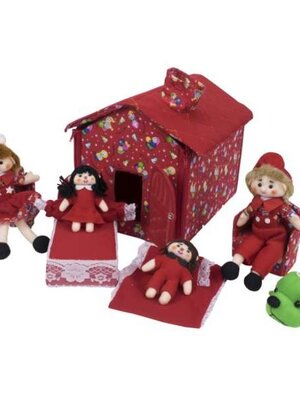 ชุดบ้านตุ๊กตาครอบครัวแสนสุข 13 ชิ้น สื่อการสอนอนุบาล,ปฐมวัย,ของเล่นเสริมพัฒนาการ, ของเล่นเสริมทักษะ